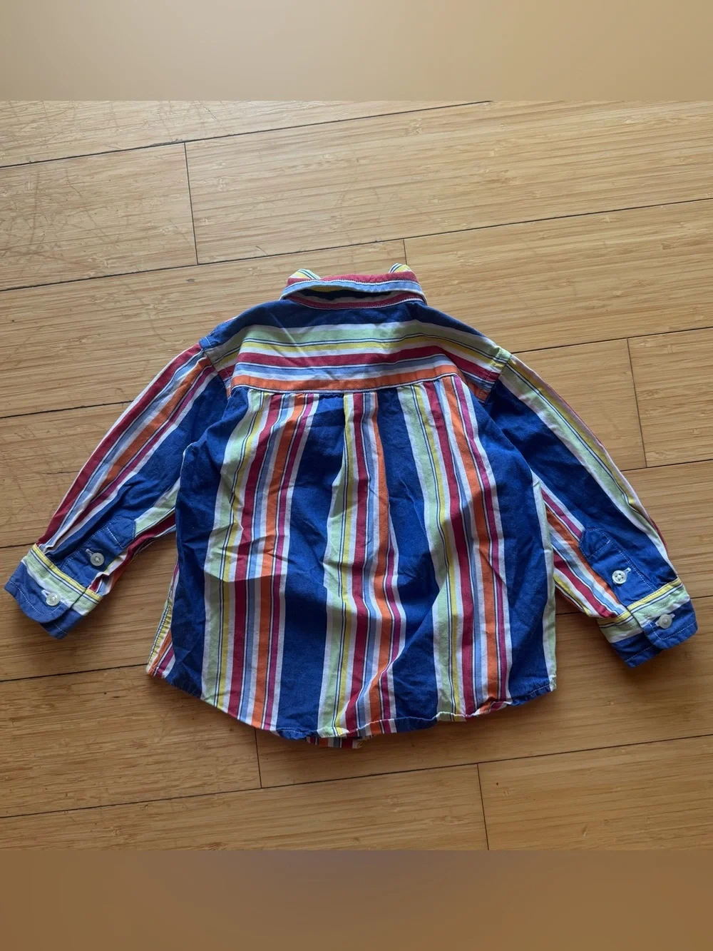 Ralph Lauren Multi-Color Striped Button-Down Shirt